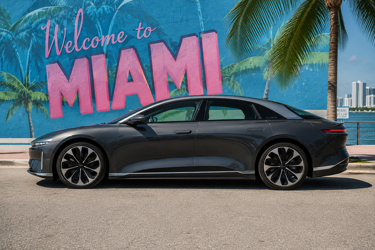 2025 Lucid Air rental in Miami